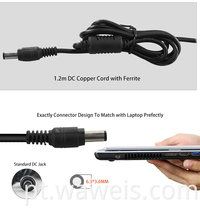 ac 15v 3a power adapter for toshiba laptop